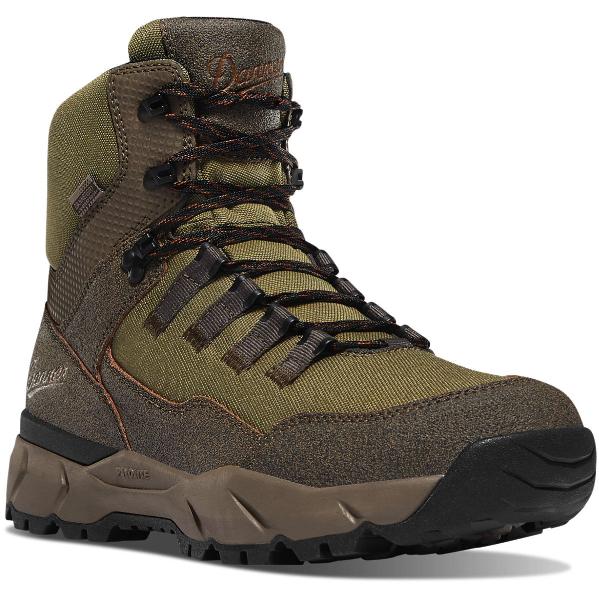 Danner Vital Trail Dark Brown/Olive Hiking Boots Mens - South Africa 13089IRWS